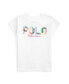Фото #1 товара Футболка для малышей Polo Ralph Lauren смешанный логотип из хлопка Jersey