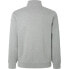 HACKETT Marl Wvn Quilt full zip sweatshirt
