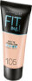 Maybelline Fit Me Liquid Foundation matujący podkład do twarzy 105 Natural Ivory 30ml