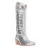 Фото #4 товара Dingo Dance Hall Queen Sequin Snip Toe Cowboy Womens Silver Casual Boots DI182-