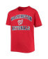 Big Boys Red Washington Nationals Heart and Soul T-shirt