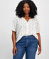 ფოტო #2 პროდუქტის Plus Size Embroidered Blouse, Created for Macy's