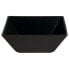 Salad Bowl Stoneware Black Ceramic 22 x 22 x 9 cm (6 Units)