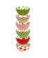 Holiday Fun 30 oz All Purpose Bowls Set of 6, Service for 6