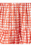 Фото #52 товара Midi Elbise Ekoseli Askılı Fırfırlı