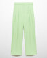 ფოტო #4 პროდუქტის Women's Wideleg Pleated Pants