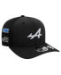 ფოტო #1 პროდუქტის Men's Esteban Ocon Black Alpine Team Driver 9FIFTY Trucker Adjustable Hat