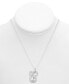 Diamond C Initial 18" Pendant Necklace (1/10 ct. t.w.) in Sterling Silver