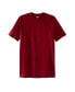 Фото #1 товара Tall Shrink-Less Lightweight Longer-Length Crewneck T-Shirt