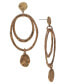 ფოტო #1 პროდუქტის Oval Orbital Drop Statement Earrings, Created for Macy's