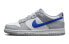 Фото #1 товара Кроссовки Nike Dunk Low "Grey Royal Blue" GS FN3878-001