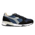 Фото #1 товара Diadora Trident 90 Suede Sw Lace Up Mens Blue Sneakers Casual Shoes 176585-C882