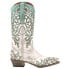 Ferrini Ivy Embroidered Snip Toe Cowboy Womens White Dress Boots 81961-50 7.5 - фото #1