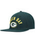 Men's Green Green Bay Packers Stacked Snapback Hat