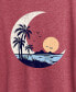 ფოტო #3 პროდუქტის Trendy Plus Size Sunset Graphic T-Shirt