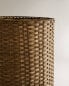 Rattan floor lamp