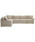 Фото #2 товара Wrenley 137" 5-Pc. Fabric L-Shape Modular Sectional Sofa, Created for Macy's