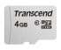 Фото #4 товара Transcend microSD Card SDHC 300S 4GB - 4 GB - MicroSDHC - Class 10 - NAND - 20 MB/s - 10 MB/s