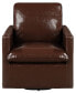 Mira 34.5" Faux Leather Swivel Chair