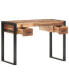 Desk 43.3"x19.7"x29.9" Solid Wood with Sheesham Finish