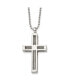 Фото #1 товара Chisel stainless Steel Polished Cross Pendant on a Ball Chain Necklace