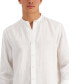 ფოტო #3 პროდუქტის Men's 100% Linen Shirt, Created for Macy's