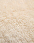 Faux shearling cushion cover