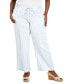 Фото #1 товара Plus Size Gauze Drawstring Pants, Created for Macy's