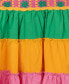Фото #7 товара Little Girls Crochet Colorblocked Dress