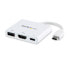 Фото #1 товара StarTech.com USB-C Multiport Adapter with HDMI - USB 3.0 Port - 60W PD - White - Wired - USB 3.2 Gen 1 (3.1 Gen 1) Type-C - 60 W - White - 5 Gbit/s - 4096 x 2160 pixels