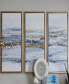 Фото #7 товара Canvas Landscape Framed Wall Art with Gold-Tone Frame Set of 3, 20" x 39"