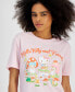 ფოტო #3 პროდუქტის Juniors' Mushrooms Hello Kitty & Friends T-Shirt
