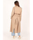 Фото #7 товара Womens Robyn Tie Front Trench Coat
