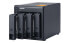 Фото #5 товара QNAP TL-D400S - HDD/SSD enclosure - 2.5/3.5" - Serial ATA II - Serial ATA III - 6 Gbit/s - Hot-swap - Black - Grey