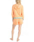 Women's Sunset Chaser Hoodie Short Set Голубой, M - фото #4