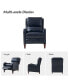 Leather Pushback Recliner chair with Adjustable Backrest for Livingroom