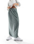 Фото #2 товара Y.A.S plisse column maxi skirt in grey