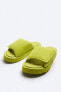Фото #3 товара Стеганые сандалии из высокотехнологичной ткани ZARA