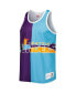 Фото #3 товара Men's Purple, Blue Seattle Sounders FC Sublimated Split Logo Tank Top