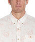 Фото #3 товара Men's Short Sleeve Print Linen Cotton Shirt