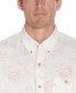 ფოტო #3 პროდუქტის Men's Short Sleeve Print Linen Cotton Shirt