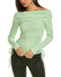 Фото #1 товара Lyra & Co Drawstring Top Women's Green M