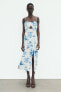 Фото #1 товара Платье в бельевом стиле с цветочным принтом ZARA