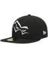 ფოტო #2 პროდუქტის Men's Black Quad Cities River Bandits Authentic Collection Team Alternate 59FIFTY Fitted Hat