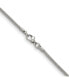 Chisel stainless Steel Polished 2.5mm Bismarck Chain Necklace