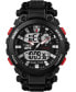 Фото #1 товара Часы ударопрочные Timex uFC Men's Quartz Impact Resin Black Watch, 50mm