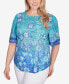Фото #3 товара Plus Size Ombre Bali Floral Top