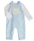 Фото #3 товара Пижама GUESS Baby Boys Bodysuit and Heavy Knit Jersey Overall
