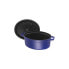 Zwilling STAUB LA COCOTTE - Casserole baking dish - Oval - Cast iron - Ceramic - Gas - Halogen - Induction - Sealed plate - Blue - Enamel