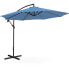 Фото #4 товара Подвесной садовый зонт на выносе Uniprodo UNI_UMBRELLA_R300BL_N, синий, диаметр 300 см, с уклоном